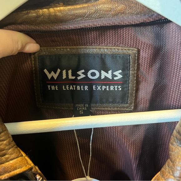 90’s Wilsons Bomber Leather Jacket - Picture 10 of 10